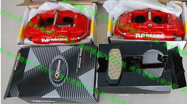 高爾夫GTI改裝紅色AP5200大四活塞作業