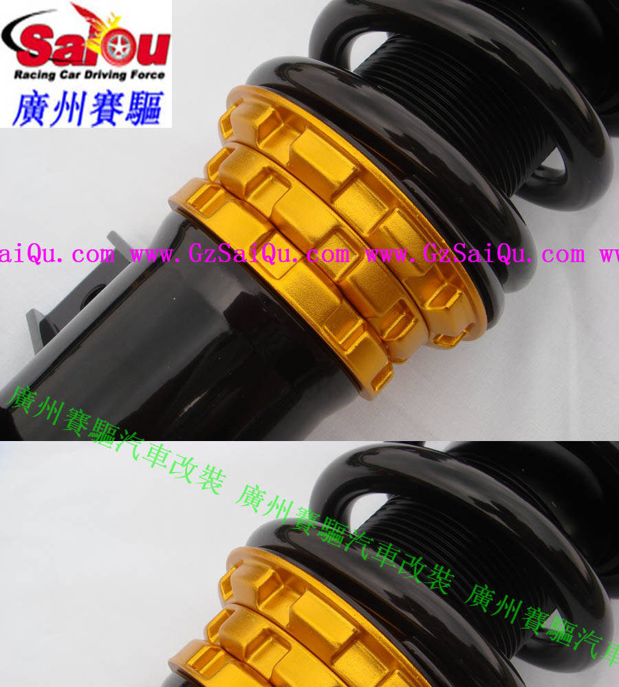 沃爾沃S60臺(tái)灣原裝進(jìn)口ISC絞牙避震 32段軟硬高低可調(diào)改裝避震