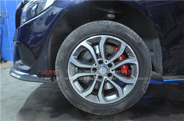 奔馳W250改裝AP剎車系統