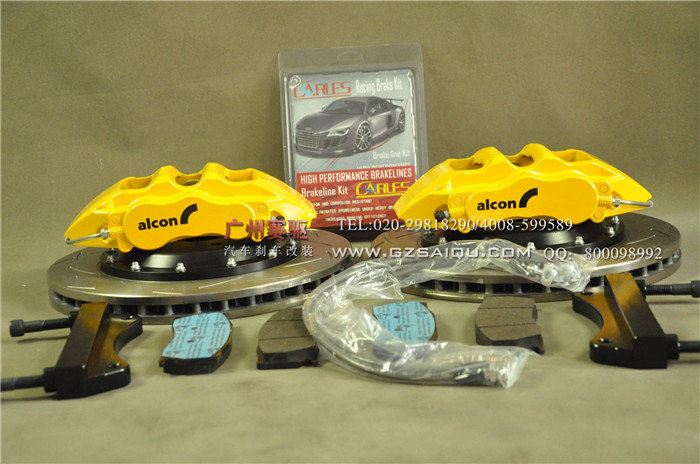 標(biāo)致508剎車升級(jí)改裝alcon大六活塞剎車