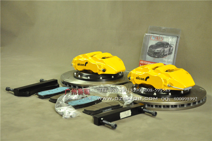 標(biāo)致508剎車升級(jí)改裝alcon大六活塞剎車
