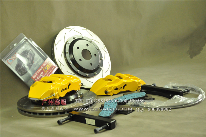 標(biāo)致508剎車升級(jí)改裝alcon大六活塞剎車