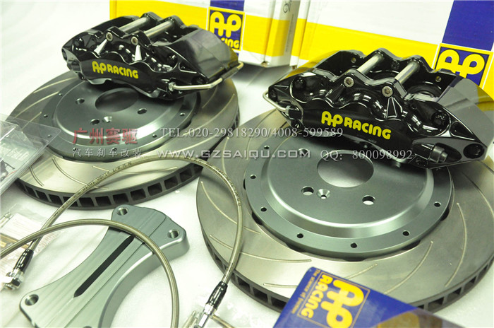 標致508剎車改裝英國AP9040大六活塞剎車套件