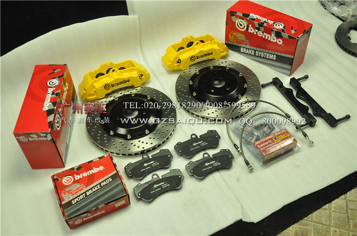 豐田銳志改裝brembo六活塞剎車