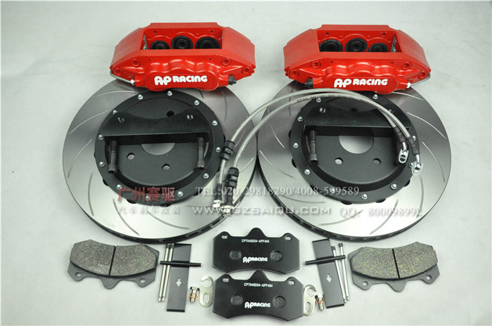奇駿剎車升級AP7040剎車 進口大六活塞剎車卡鉗 搭配355*32MM剎車碟