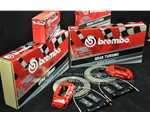 豐田漢蘭達2.7/3.5改裝BREMBO F50剎車套件 4活塞剎車鮑魚 大大縮短剎車距離