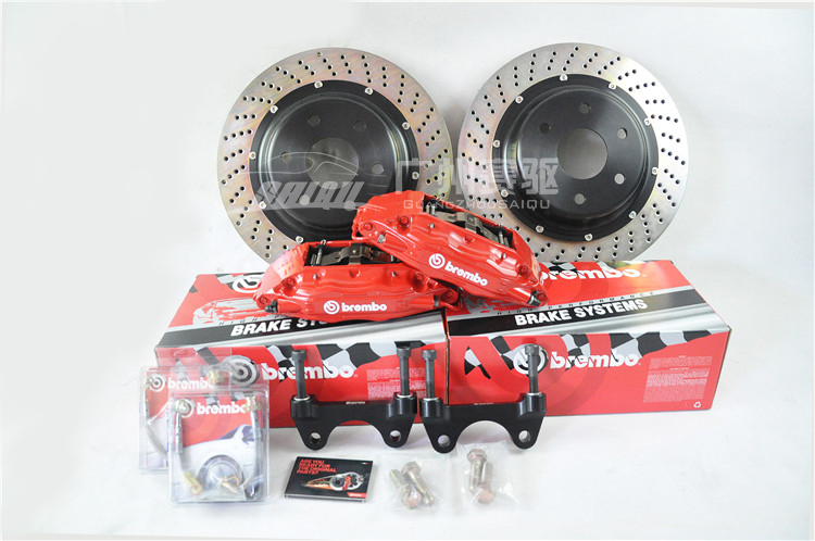 豐田銳志 皇冠專用BREMBO F50剎車套件 銳志改裝BREMBO大四活塞鮑魚 剎車效果立竿見影