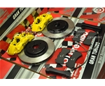 BREMBO GT6剎車套裝意大利原裝進口六活塞黃色剎車卡鉗 意大利原裝正品