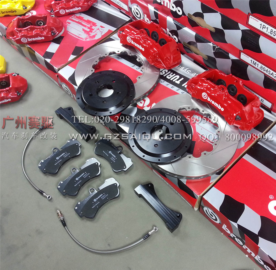 brembo 卡宴六活塞高性能剎車(chē)系統(tǒng)套件