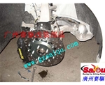 新福克斯改裝剎車配置  福克斯改競(jìng)技版AP剎車  新福克斯換300MM剎車盤