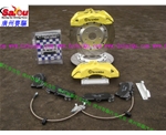 奔馳W204提升剎車(chē)  W204改17J 卡宴版剎車(chē)套裝   奔馳W204改裝大六活塞剎車(chē)