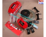 奧迪A6升級BREMBO F50剎車系統  競技版大四活塞剎車鮑魚