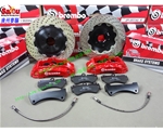 奔馳W204改裝BREMBO剎車(chē)套裝卡宴版剎車(chē)鮑魚(yú)大六活塞